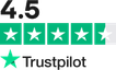 Trustpilot score of 4.5/5